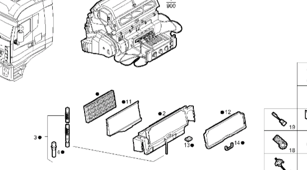 Фильтр салона Iveco 682 Tipper, Hongyan