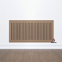 Экран для батареи МДФ 10мм под покраску декоративная накладная решётка-крышка радиатора 1260