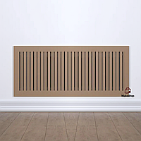 Экран для батареи МДФ 10мм под покраску декоративная накладная решётка-крышка радиатора 1560