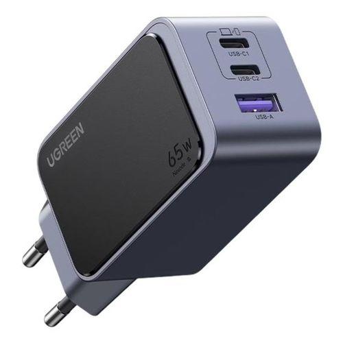 Ugreen Nexode S 65W 2×USB-C + USB-A GaN зарядтау құрылғысы (35042), фото 1
