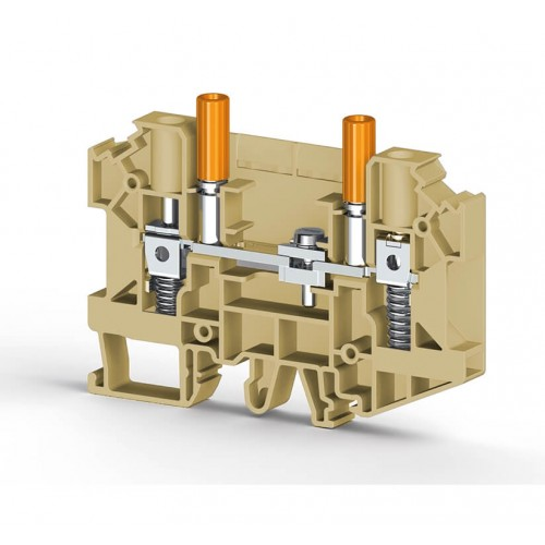 Клеммник измерительный (бежевый); WGO-Y6, фото 1