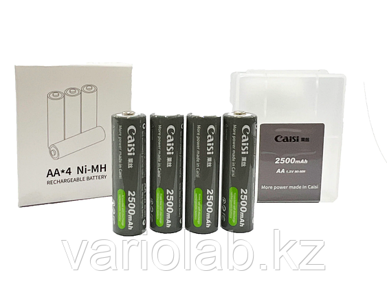 Аккумуляторы Caisi AA 2500 мА/ч(пальчиковые) 4 шт+бокс, фото 2
