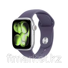 Apple Watch Series 11 GPS 42mm Silver Aluminium Case with Purple Fog Sport Band - M/L,Model A3331, фото 1