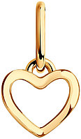 Подвеска SOKOLOV 036218 вес 0.26 г золото, без вставок