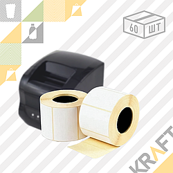 Этикетка самоклеющаяся 58х30 (60шт/кор)