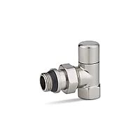 Ручной угловой, 1/2" радиаторный клапан, серия VMDV01, матовый никель