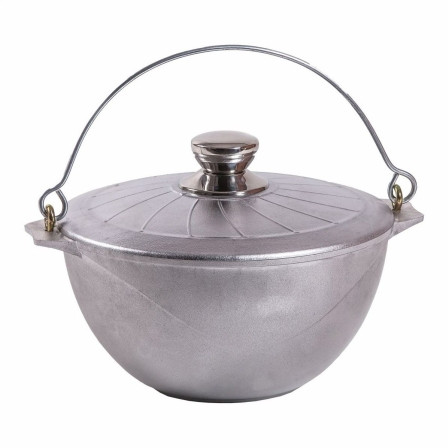 Казан походный 10л 510300 литой с крышкой, фото 1