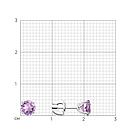 Серьги-пусеты из серебра с аметистами SOKOLOV 92021089  вставка  ,, фото 5