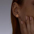 Серьги-пусеты из золочёного серебра SOKOLOV 93020716 ,, фото 2