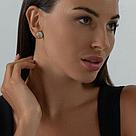 Серьги из серебра с фианитами  94025782  вставка  ,  коллекц. SKLV, фото 4