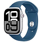 Apple Watch Series 10 GPS 42mm Silver Aluminium Case with Denim Sport Band - M/L,Model A2997, фото 2
