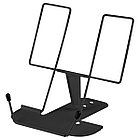 Подставка для книг СТАММ, металлическая, с упором, чёрная, фото 3