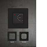 Термостат F21 V2 черный матовый под Legrand Valena и Schneider, фото 3