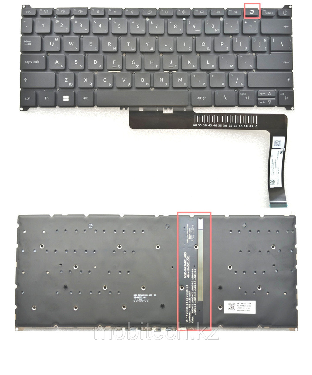 Клавиатуры Acer A314-36 TMP214-53 TMP214-54 N22Q14 Spin 3 SP314-55 клавиатура c EN/RU раскладкой с подсветкой, фото 1