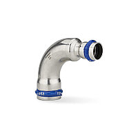 Угольник 35x22 двухраструбный переходной Varmega Inox Press