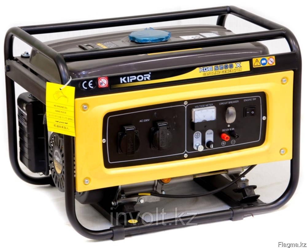 Бензиновый генератор KIPOR KGE 6500 Е, фото 1
