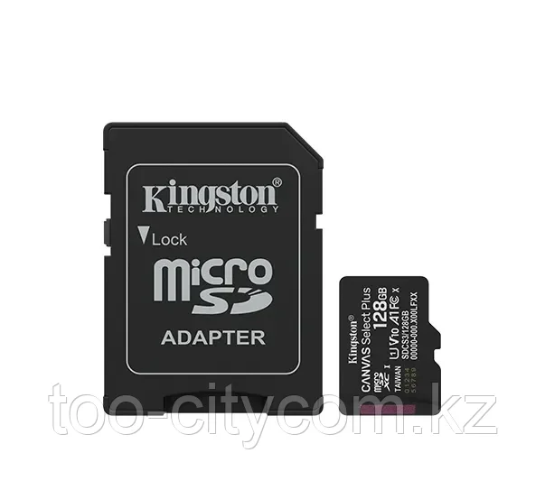 Карта памяти MicroSD 128GB Class 10 UHS-I Kingston SDCS3/128GB, фото 1
