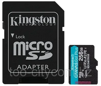 Карта памяти MicroSD 256GB Class 10 U3 Kingston SDCG4/256GB, фото 1
