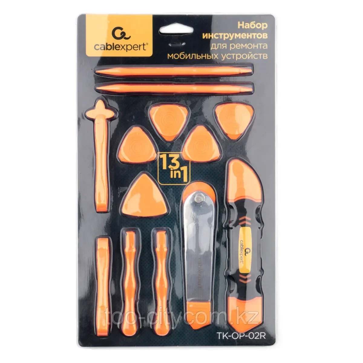 Набор инструментов для вскрытия корпуса мобильной техники Cablexpert TK-OP-02R (13 предметов), фото 1