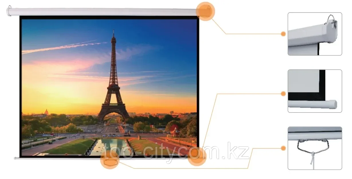 Экран настенный Mr.Pixel 90" X 120" (2,29 X 3,05), фото 1