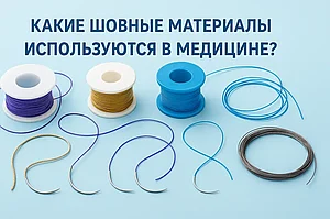 Какие шовные материалы используются в медицине?