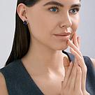 Серьги из серебра с фианитами SOKOLOV 94027154-91  вставка   коллекц. SOKOLOV эксклюзив для Оптовых партнеров, фото 4