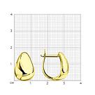 Серьги из золоченого серебра SOKOLOV 93022537, фото 5