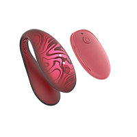 Вибратор для пар Tween+ с управлением через приложение от Amovibe красный