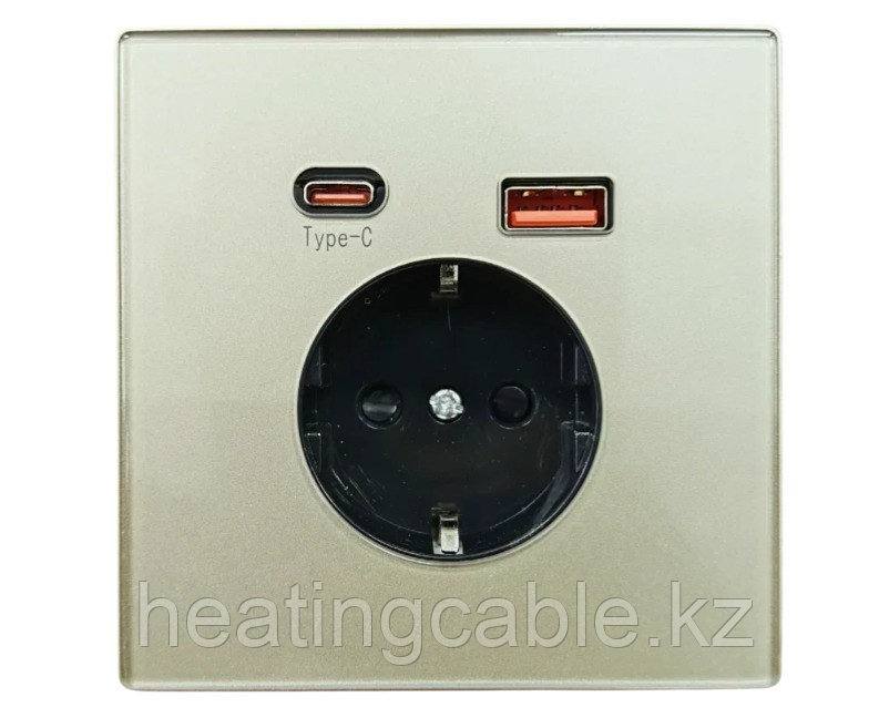 Розетка MacKenzie PX-079-1 золото