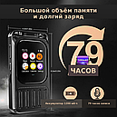 Диктофон с ИИ с сенсорным экраном, Bluetooth и 128 ГБ памяти, фото 3