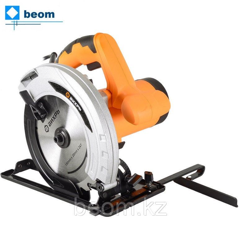 Дисковая пила Вихрь ДП-190/1800 (1800Вт | 5500 об/мин | диск – 190мм | Глубина пропила под углом 90°-68 мм, 45°-47мм | Вес,4.4кг), фото 1