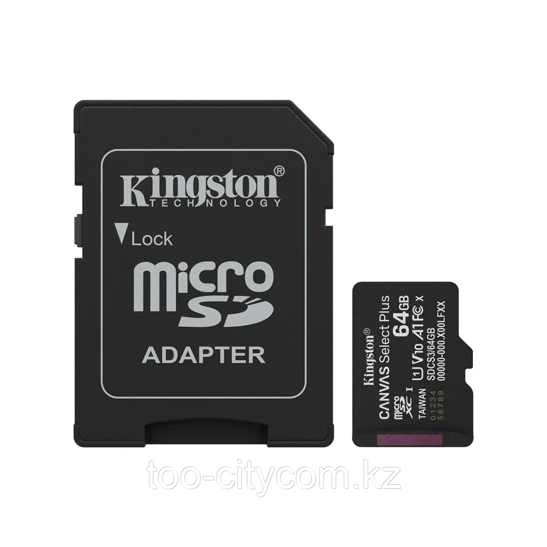 Карта памяти MicroSD 64GB Class 10 UHS-I Kingston SDCS3/64GB, фото 1