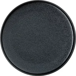 Тарелка «Кунстверк Блэк» с бортом;фарфор;D=20,H=2см;черный
