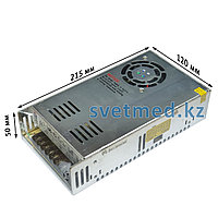 Блок питания MiWi S-350-12 открытый с кулером, 12 Вольт 350 Вт