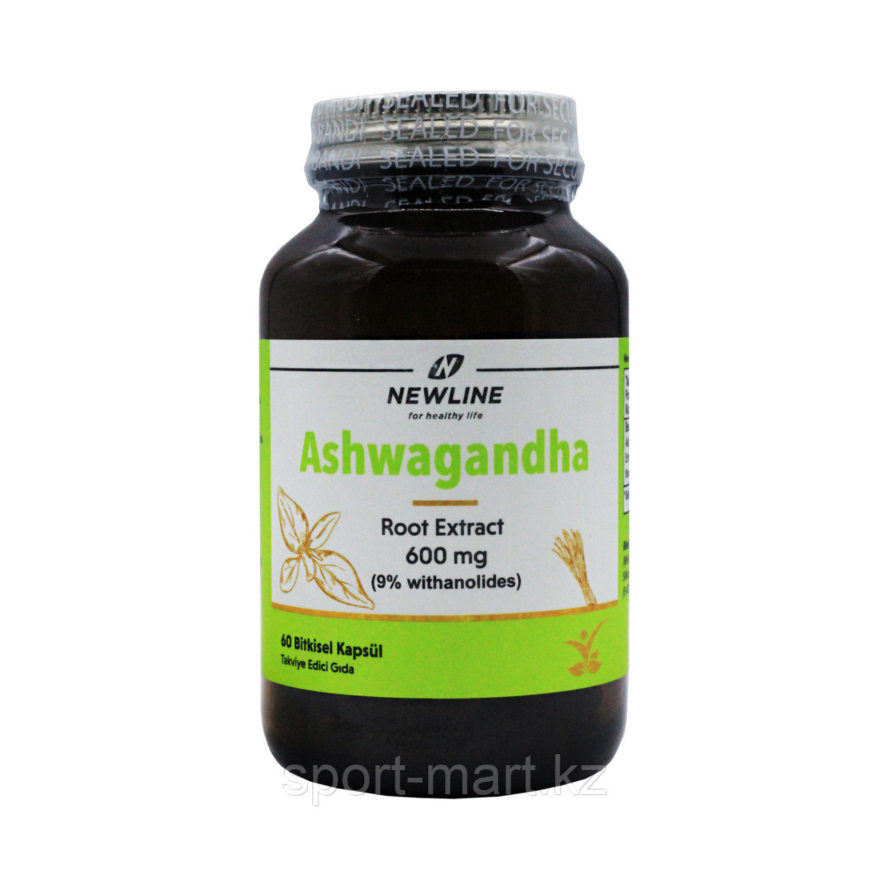 Ашвагандха Newline 600 мг 60 капсул, фото 1