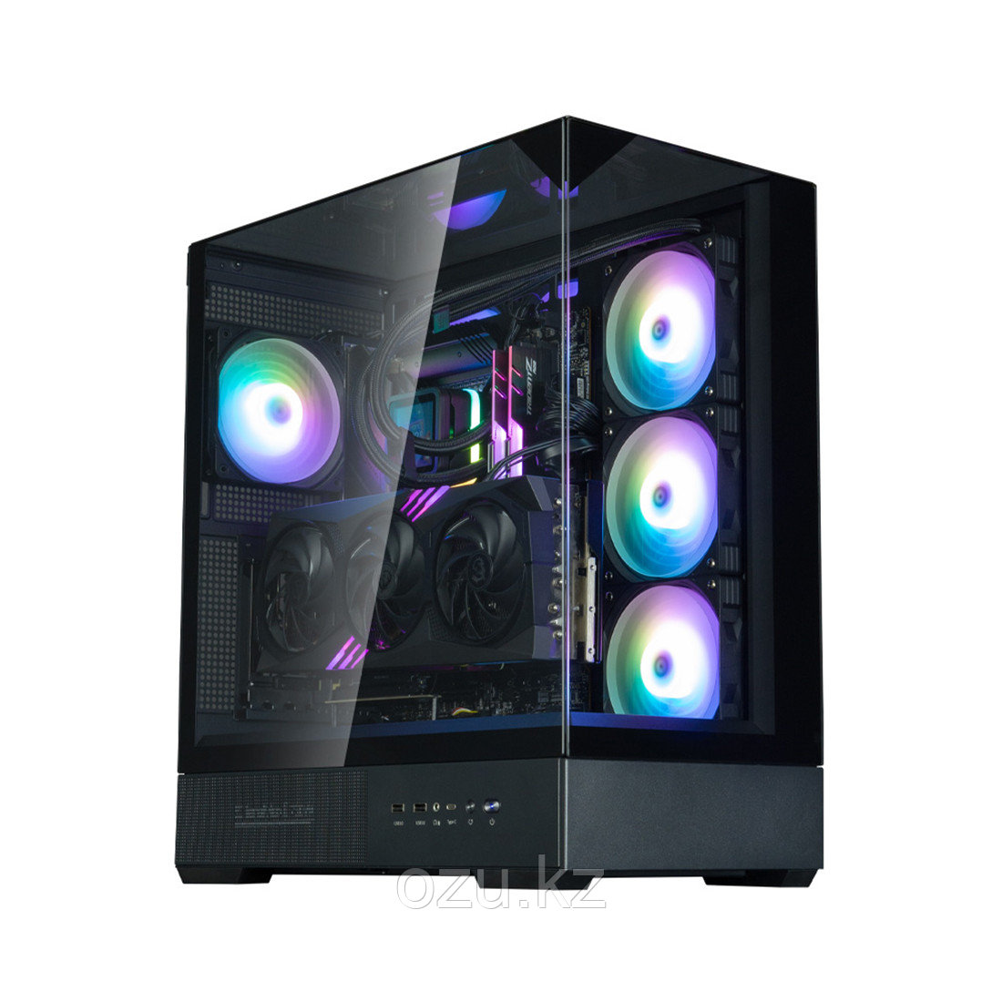 Компьютерный корпус Zalman P40 Prism Plus Black без Б/П, фото 1