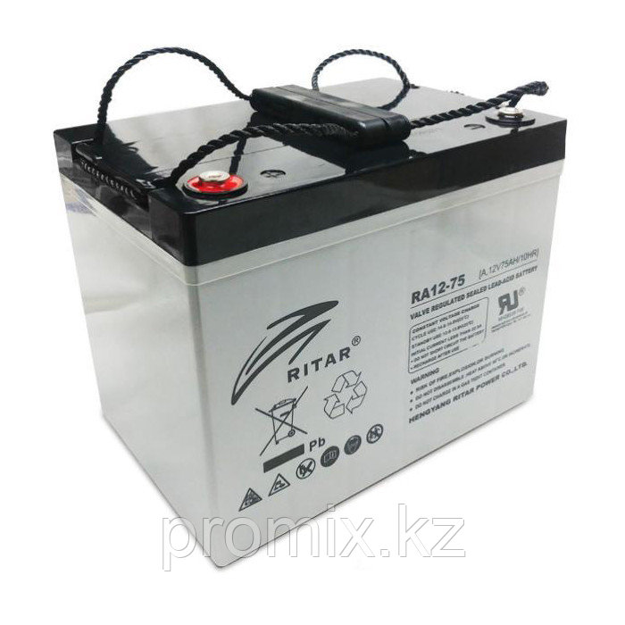 Аккумулятор Ritar RA12-75 12В 75Ач