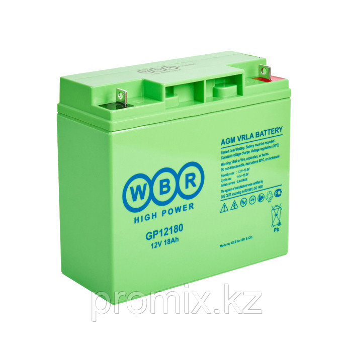 Аккумулятор WBR GP 12180 12В 18Ач