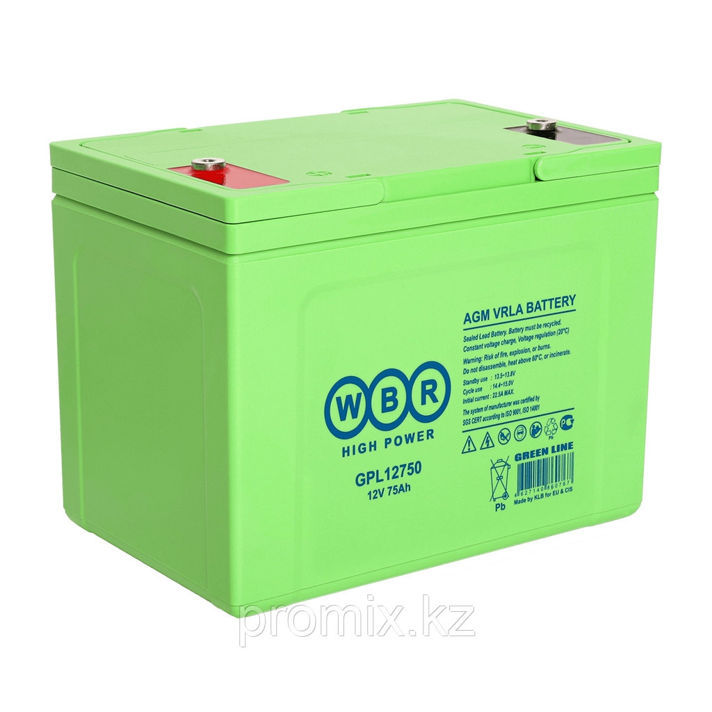 Аккумулятор WBR GPL 12750 12В 75Ач