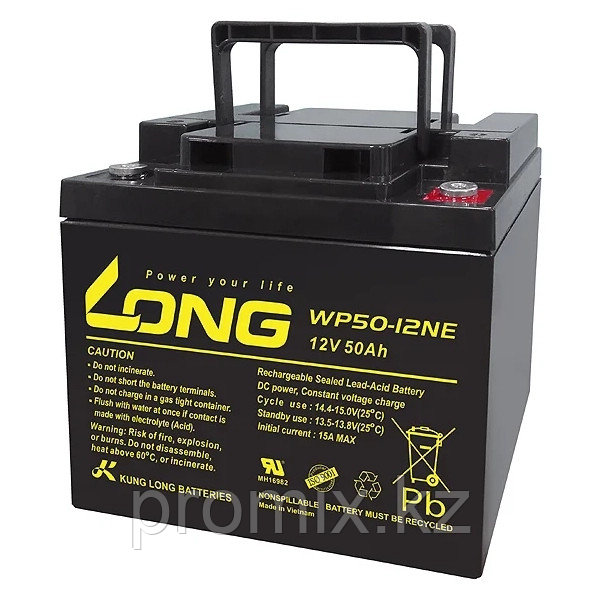 Аккумулятор LONG WP50-12NE 12В 50Ач, фото 1