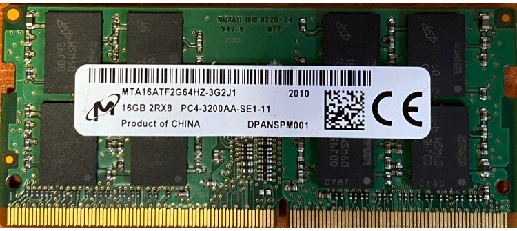 Оперативная память Micron MTA16ATF2G64HZ-3G2J1 16 Гб