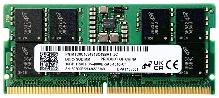 Оперативная память Micron MTC8C1084S1SC48BA1 16 Гб