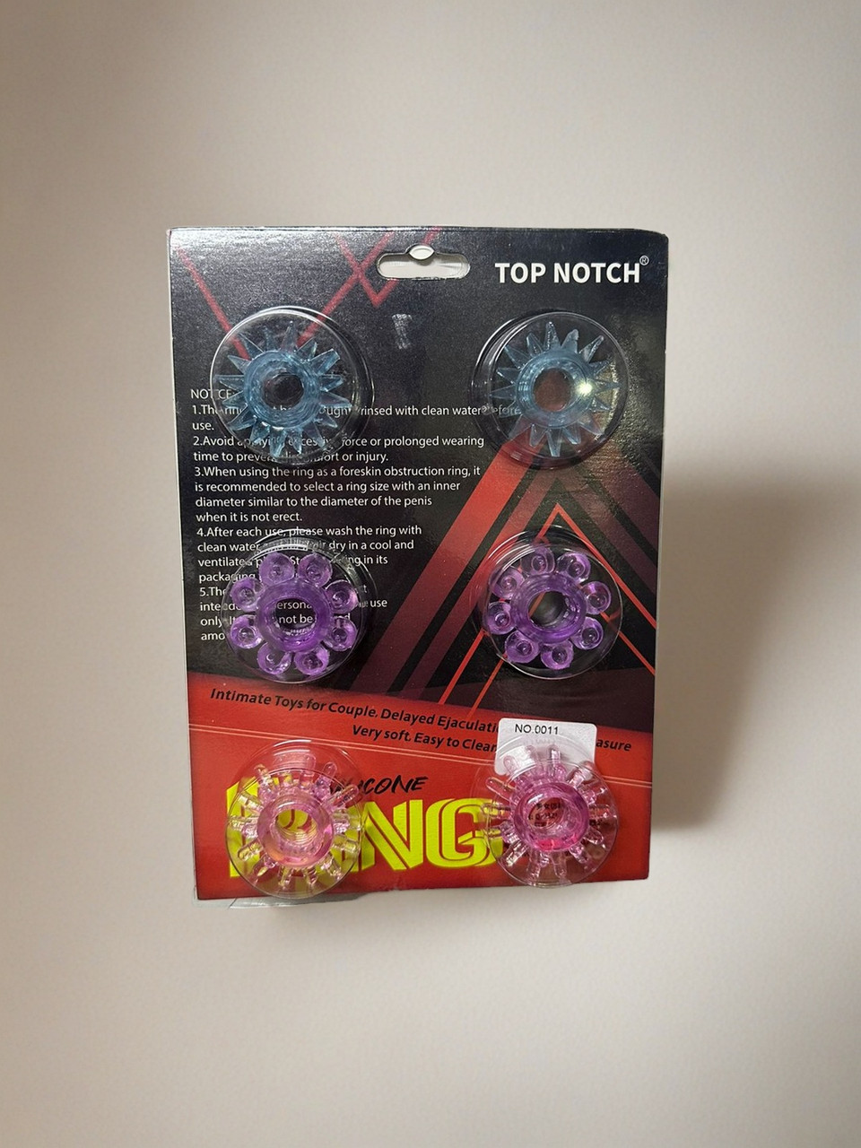 Набор из 6 эрекционных колец  NO.0011