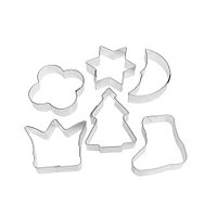 Форма для печенья (новый год) 6 шт Practic