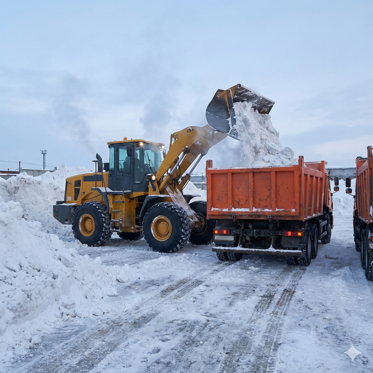 Погрузчик с ковшом