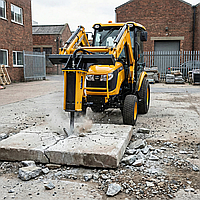 Услуги трактора с гидромолотом