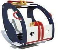 Качалка на пружине "Вертолетик " УСН 8601-0104-0510