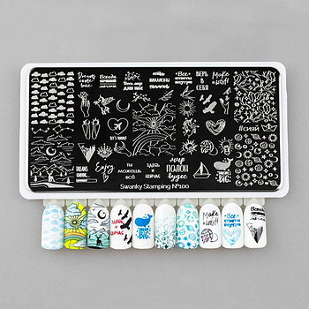 Пластина Swanky Stamping #100