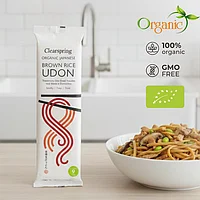 Лапша удон из коричневого риса Clearspring 200г