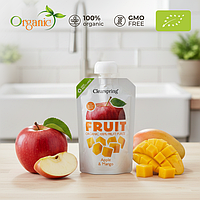 Фруктовое пюре 100% яблокои манго Clearspring 100г